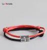 925 Серебряная серебряная пара браслет красная линия нить для ручной струны веревочные украшения для женщин для женщин черный винтажный китайский Lucky2715594