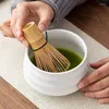 TEAWARE SETS CERAMIM MATCHA Vispa Set Japanese Making Kit 4st Accessories Tea Ceremony Green Powder