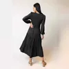 Sıradan Elbiseler Tasarımcı Elbise 2024 Sonbahar Yeni Fener Kollu Gençlik Etek Tatlı Elbise Kadın Lüks Uzun Elbise Artı Beden Elbiseler