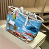 Fashion Vintage Shopping Luggage Designer Print Bags The Travel Holiday Beach 231215 Messenger Femmes Sac Bag Leat Sac à main