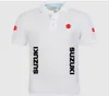 Marque d'été de haute qualité Suzuki Logo Polo Shirt Shirt Shirt Fashion Casual Solid Polo Shirts Unisexe 2001046