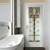 Adesivi per finestre in stile Church Privacy Glass Glassing Filma senza colla senza coa statico DECORATIVO PVC Anti UV