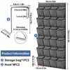 Вешалки над дверным организатором обуви 24 кармана висячи