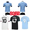 24 25 Maillots de football de la saison Cities HAALAND Jersey de football 2024 2025 LA MAISON DE FOOTBALL