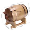 1L mini trävin fat bärbart hushålls ekväv vinfat keg hembryggningsutrustning 240510