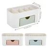 Storage Boxes Double Layer Makeup Organizers Box Plastic Cosmetic Drawers Jewelry Display Desktop Make Up Container Boxe Organizer