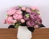 30 cm Bouquet de soie rose rose Fleurs artificielles Fleurs artificielles 5 Big Heads 4 Small Bud Bride Wedding Home Decoration Fake Flowers Faux T19104118417