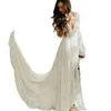2023 Style country Boho en dentelle Robes de mariée robe avec longue manche fascinante V couche une ligne de plage de plage robes nuptiales