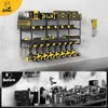 Kitchen Storage Power Tool Organizer Wall Mount Extended Large Heavy Duty 8 Drill Holder 4 Layer Garage And