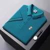 2024 Golf Mens Clothing Summer Polo Shirt Mens Casual Fashion Polo Collar Short Sleeve Slim Fit Handsome Fitness Sports Shirt 240511