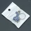 Keychains 2pcs en pierre naturelle en forme de coeur Keychain Accessoire de voiture en acier inoxydable Reiki Crystal Agate Quartz Pendant Pending Mandbag Decor