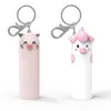 Unicorn Keychain Usb 4800 mah Fast Charger Cute Animal Portable Travel Mini phone Power Girl Gift