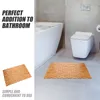 Bath Mats Bathroom Doormat Outdoor Shower Bathtub Non Slip Anti For Bamboo Resistant Floor