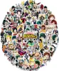 100Pcs/Lot My Hero Academia Japan Anime Stickers for Kids Teens Adults Laptop Skateboard Guitar Luggage Waterproof Decal Sticker6081786