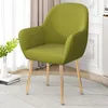 Couvre-chaise 1pc Cover Table à manger Cushion One-Piece Curbe Nordic Low Back plus sac complet avec accoudoir