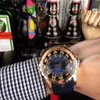 Designer Relógios de luxo para homens Mecânicos automáticos ROGE DUBUI TABELA REALHA TAMANHA Cavaleiro 45mmx15.7mm Movimento suíço Sapphire espelho importado Bandeira de relógio de couro de vaca