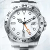 2 Seleção de cores Melhor 42mm 2813 Movimento com Ásia 2813 Modificado Explorer Dial Branco II Men Men Watches Relógios 295U