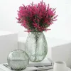 Decoratieve bloemen kunstmatige lavendel plant plastic voor bruidshuizen met bruidstuinen bruids boeket pography props huishouden