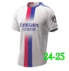 Fans speler 24 25 Maillot Lyon voetbaltruien 2024 2025 Olympique lyonnais ol digitale 3e vierde shirts Traore Memphis Men Football Shirt Kids Kits Uitrusting Bruno G 8