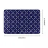 Carpets Rhombous Paildin de salle de bain non glissant tapis de sol bleu tapis de bienvenue.