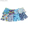 Shorts Summer 2017 Childrens Beach Shorts Boys Cartoon Pattern Swimwear Board Shorts 1-9 Years Childrens SwimwearL2405L2405