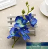 10pcslot Silk Artificial Orchid Bouquet for Home Wedding Party Decoration Supplies Orchis Plants DIY Blue White5408689