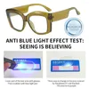 Солнцезащитные очки голубые луч, блокирующие анти-голубые светильники.