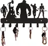 Hooks 7 Super Heros Wall Mounted Metal Key Holder Organisator Hook Towl Kitchen Home