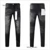 jeans roxo jeans jeans para homens de alta qualidade jeans jeans designer de estilo legal calça angustiada motociclista raspada azul blue jean slim casal 24sss 978