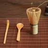 Ensembles de voiles de thé Cadeau pour les amateurs de thé Accessoires Matcha Cadeaux de mélangeurs japonais hommes Ensemble de fouet en bois