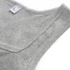 Été plus taille pour hommes habillage de vêtements noirs blancs gris gris singlets sans manches