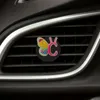 Interior Decorations Fluorescent Letter Butterfly Cartoon Car Air Vent Clip Outlet Clips Freshener Per Conditioner Drop Delivery Otoq8