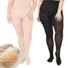 Kvinnors strumpor plus storlek super elastiska tights strumpor body shaper strumpbyxor anti-uv 30d strumpa tätt sexiga strumpor underkläder