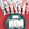 Gift Wrap 100 Pcs DIY Handmade Style Thick Xmas Party Nougat Candy Packaging Oil Paper Milk Taffy Wrapper Food Package