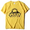 Damen T-Shirts Sonne Printing Mode T-Shirt Sommer Tee Kurzarm Tops weibliche Grafikfrau T-Shirt