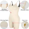 Sexy backless bodysuits full body shaper buikbesturing taille trainer afslankhulde kont lifter duw dij dij slankere shapewear 240430