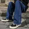 Men's Jeans Regular Pants Baggy Solid Color Straight Street Pography Classic Vacation 1 Stylish Fashion