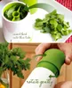 Parsley Spice Mincer Stainless Steel Manual Herb Mill Vegetable Grinder Chopper Condiment Container Shaker Mills Kitchen Tools 240429