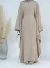 Ethnische kleding Ramadan Khimar Abaya Dubai Saoedi -Arabië Turkije Islam Moslim bescheiden jurken Gebedkleding voor vrouwen Ka Robe Femme Musulmane T240510