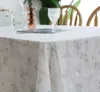 Bordduk hemfest använder ins mode picknick täcke pastoral stil spets liten blomma dekorera