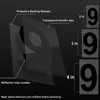 Autocollants de fenêtre Strong pour l'extérieur réfléchissant (2/3/4 pouces) Numéros d'auto Adresse Adhésive 09 Ensembles de nourriture parfumée