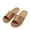 Slippers bamboe rattan lovers 'home houten vloer stromat zomer indoor sandalen badkamer zapatos mujer