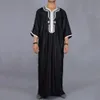 Summer Kaftan Musulm Mens Black Robe Short Short Shory Arab Style Arab Mens Abbigliamento islamico 240425 240425