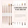 Nail Art Kits Dubbel-end acrylborstels Set Gel Pools Design Pen Painting Tools Liner borstel