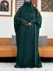 Ethnic Clothing New One Piece Ramadan Muslim Prayer Hijab Garment Women Casual Hooded Abaya Full Cover Long Slve Dress Islam Dubai Modest Robe T240510