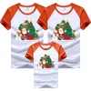 Carina famiglia di Natale che abbina le magliette Mamma e figlia vestiti padre Kids Tees Cotton 240507