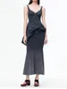 Tanks pour femmes TOPS 2024 Spring coréen Fashion Bustier Asymétrique Halter Dress Ventes Ventes Corset Wome