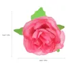 Decoratieve bloemen Diy Rose Flower Heads Kleine theebudkruidgordijnsimulatie (wit roze rand stip roze) driekleurige gemengd pakket 100 per