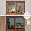 Window Stickers One Way Mirror Film Daytime Privacy Static Cling Non-Adhesive Heat Control Anti UV Reflective Tint For Home Office