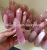 Pink Crystal Obelisk Towerkristall Healingreik Gitter natürliche Rosequarz Figur Kugel Edelstein Selbststämmerung 6 Facette Single p367425